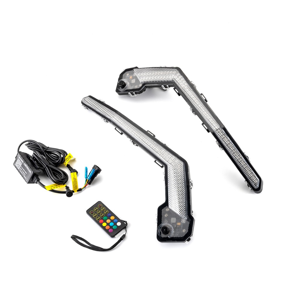 RGB LED Fang Lights Kit For Can Am Maverick X3 MAX/XDS/XRS Turbo 2017 ...