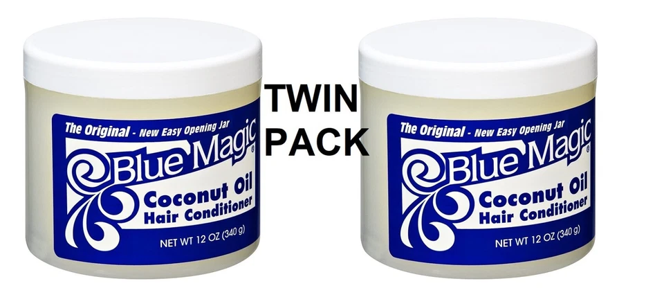 2 x Original Blue Magic KOKOSÖL Haarspülung - 12 Oz.