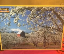 500 Piece Jigsaw Puzzle Kodacolor, "Pear Orchard In The Hood Valley" Made In USA