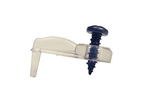 Glass Panel Clips 5/16" offset Clear (Bag of 20) NEW