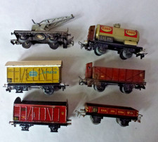Märklin H0/00: 6 defekte Blechgüterwagen (1930-1950) für Bastler