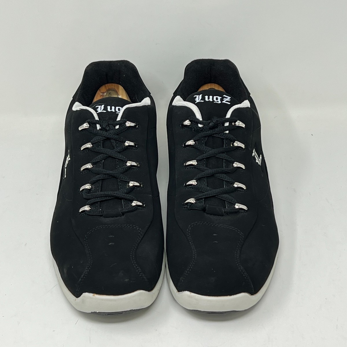 LUGZ Mens 12 Sneakers Black Casual Athletic Comfort Low Top