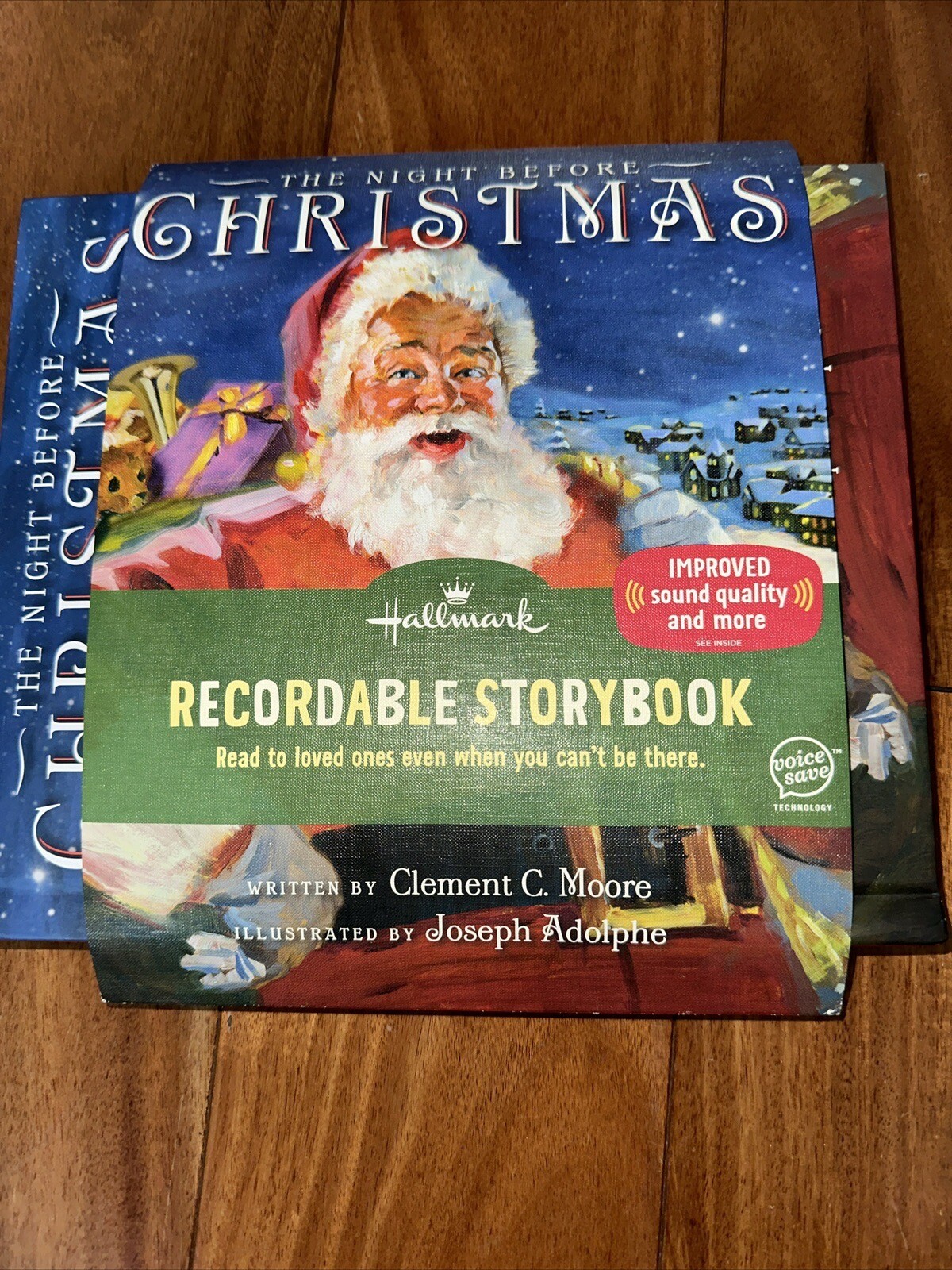 New The Night Before Christmas Recordable Story Book Hallmark eBay