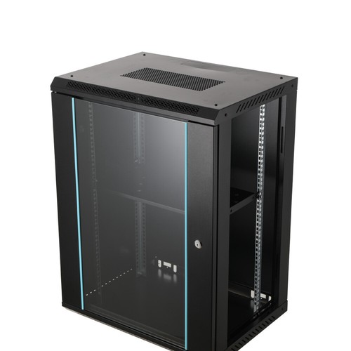 15U Wisząca szafka serwerowa czarna do montażu 60×45×80cm - Zdjęcie 5 z 20