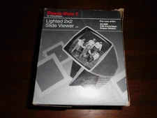 Vintage View-Master Pana-Vue 1 Lighted 2x2 Slide Viewer with Box