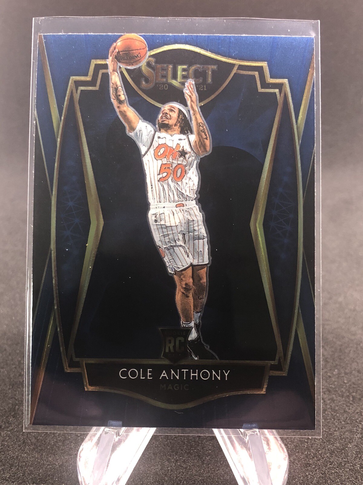 2020-21 Select Retail Premier Level Base #177 Cole Anthony - Orlando Magic