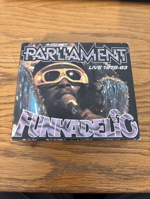 4枚セット Parliament/Funkadelic レコード Parliament Funkadelic 4 CD Box Set Live 1976-93 New & Sealed