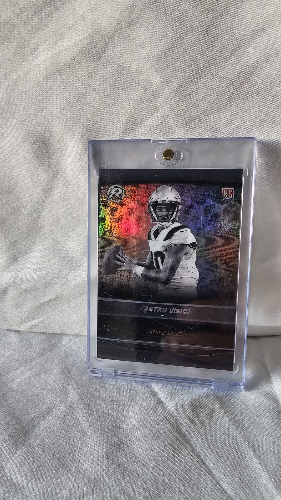 2024 Topps Resurgence Drake Maye Retro Vision Case Hit SSP