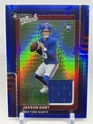 2025 Donruss Optic Jaxson Dart Blue Hyper (RAW)