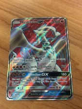 2018 Pokémon Reshiram GX Dragon Majesty Full Art Holo #65/70