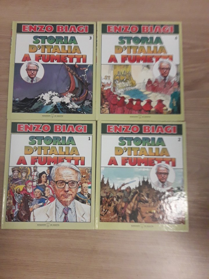 Enzo Biagi, Storia d'Italia a Fumetti incompleta ( 13 volumi su 15), Mondadori foto 2