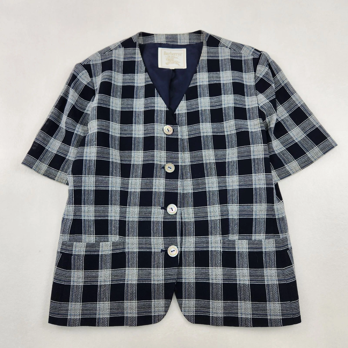 BURBERRY Set Up Nova Check Etiqueta Blanca Diseño Primavera Verano W4586