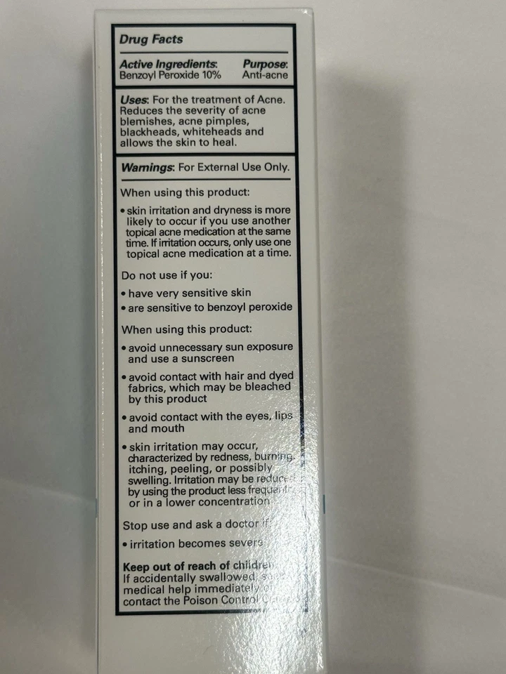 Jan Marini Benzoyl Peroxide Lotion 10% 4oz  119ml New In Box - Image 4 of 4