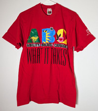 Men's Vintage Northrop Grumman 90's Lofteez Red M Work What It Takes T-Shirt USA