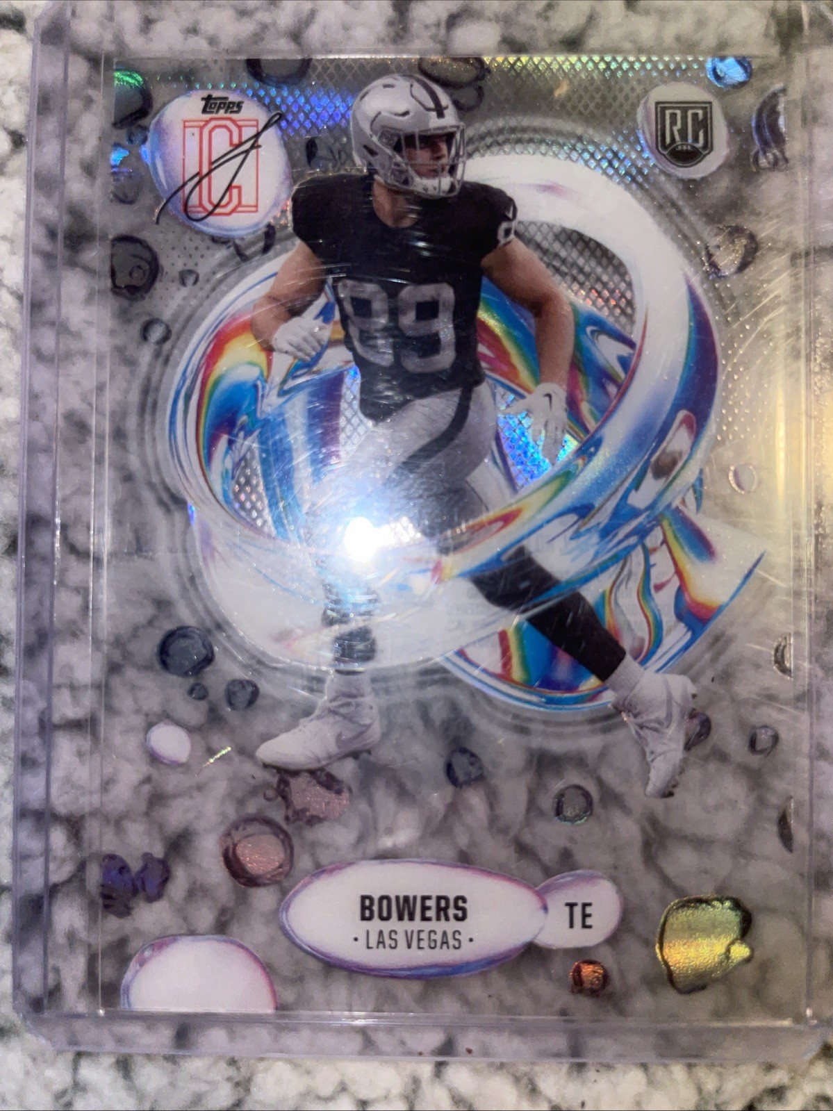 2024 Topps Signature Class - Brock Bowers Fluidity Acetate Rookie RC #F-6 SP