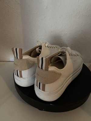 GANT Sneaker Low Top Schnürung Weiß/Beige EU 36 Unisex Erwachsene