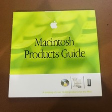 Vtg Apple Macintosh 1999 Products Guide CD-Rom Catalog NEW Sealed Software NOS