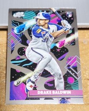 Topps 2025 Cosmic Chrome #96 Rookie base Drake Baldwin- Atlanta Braves