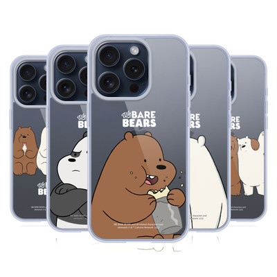 OFFIZIELLE WE BARE BEARS CHARAKTER-KUNST GEL HANDYHÜLLE FÜR APPLE iPHONE HANDYS