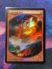 Lightning Bolt - Foil Promo Magic Player Rewards 2010 HP MTG