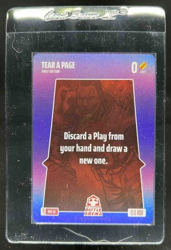 Bo Jackson Battle Arena Alpha Update Play Card SSP Tear A Page #BPL-12