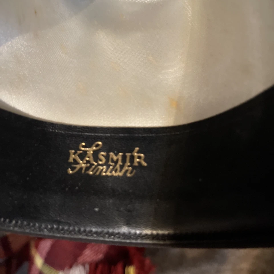 Vintage 50s Berg Soft Felt Fedora Hat Mens 7 1/8 Brown Bound Edge - Image 4 of 4