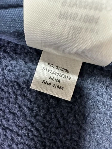 Patagonia Better Sweater Men’s Full Zip  Vest Blue M small rip on chest area image 7