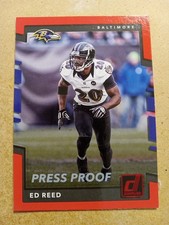2017 Donruss Red Press Proof Ed Reed #163