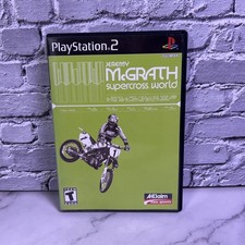 Jeremy McGrath Supercross World (Sony Playstation 2) Complete w/Manual - Mint ✅