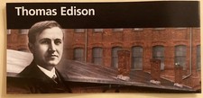 NEW 24 THOMAS EDISON NATIONAL PARK UNIGRID BROCHURE NEW JERSEY INVENTION SCIENCE