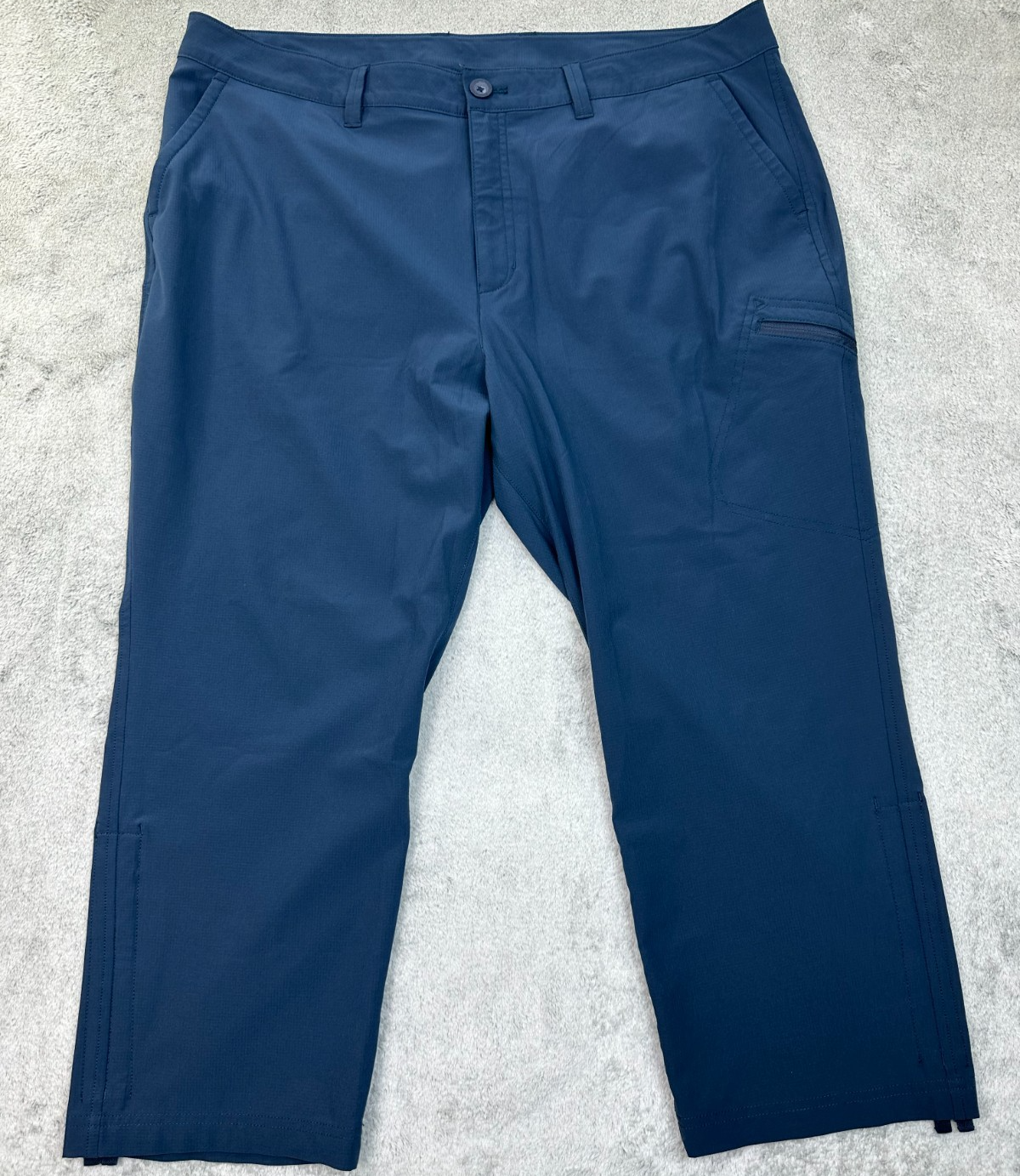 Eddie Bauer Women’s 16 Stretch Ripstop Crop Pants Blue Outdoor Hiking Golf