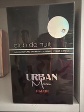CLUB DE NUIT URBAN MAN ELIXIR 3.6OZ / 105ML EAU DE PARFUM SPRAY BRAND NEW .
