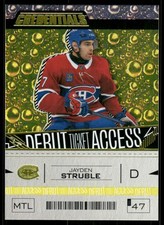 2023-24 Upper Deck Credentials Yellow #152 Jayden Struble - HKY
