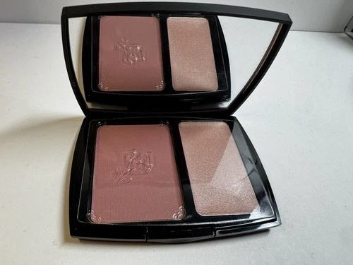Lancome Blush Subtil Duo Powder Blush Sheer Aplum perfect pink full size new