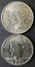 1922 and 1924 $1 Peace Silver Dollars