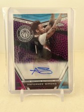 2023-24 Topps Chrome - Certified Autographs Anfernee Simons Pink Basketball /55