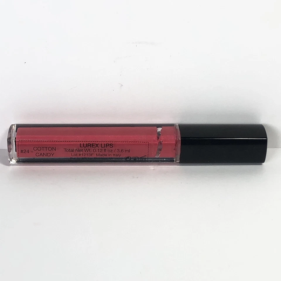 Nuevo lápiz labial líquido LISTO PARA USAR New York Lurex Lips 24 algodón de azúcar 0,12 fl oz Foto 2 de 4