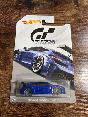 2018 Hot Wheels Gran Turismo Series 5/8 RENAULT MEGANE TROPHY Blue w/Gray10Spoke