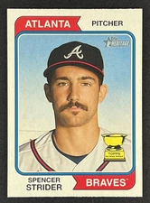 Spencer Strider 2023 Topps Heritage Rookie Cup #225 Atlanta Braves