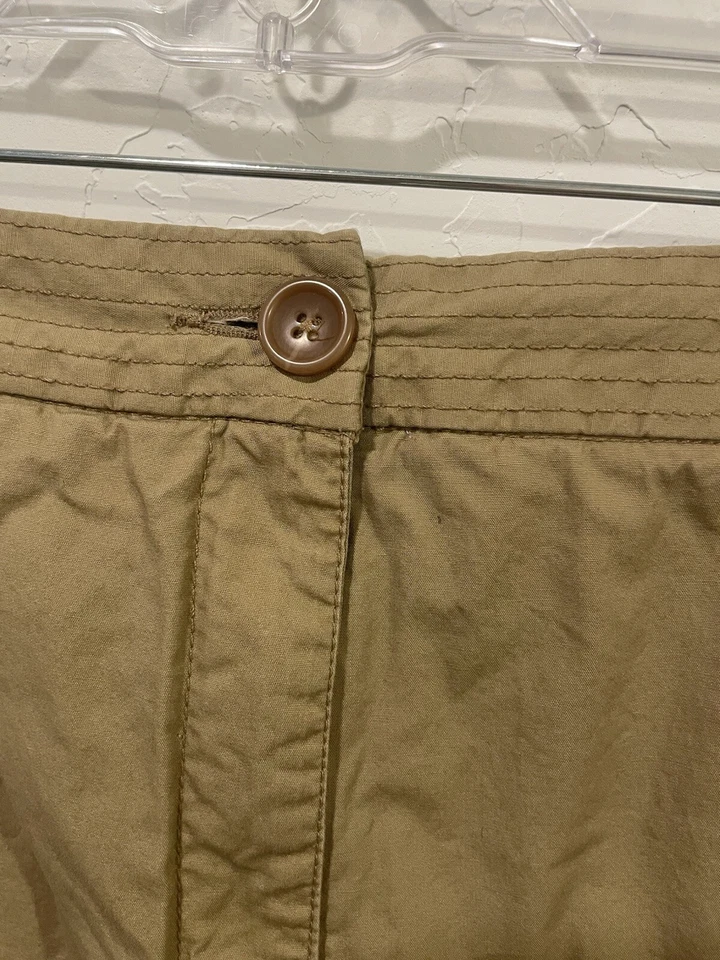 Falda/pantalones cortos de spandex de algodón caqui talla grande Faded Glory para mujer de 18 W Foto 2 de 4