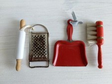 Vintage Dollhouse Kitchen Toy Kitchenware Set of 4