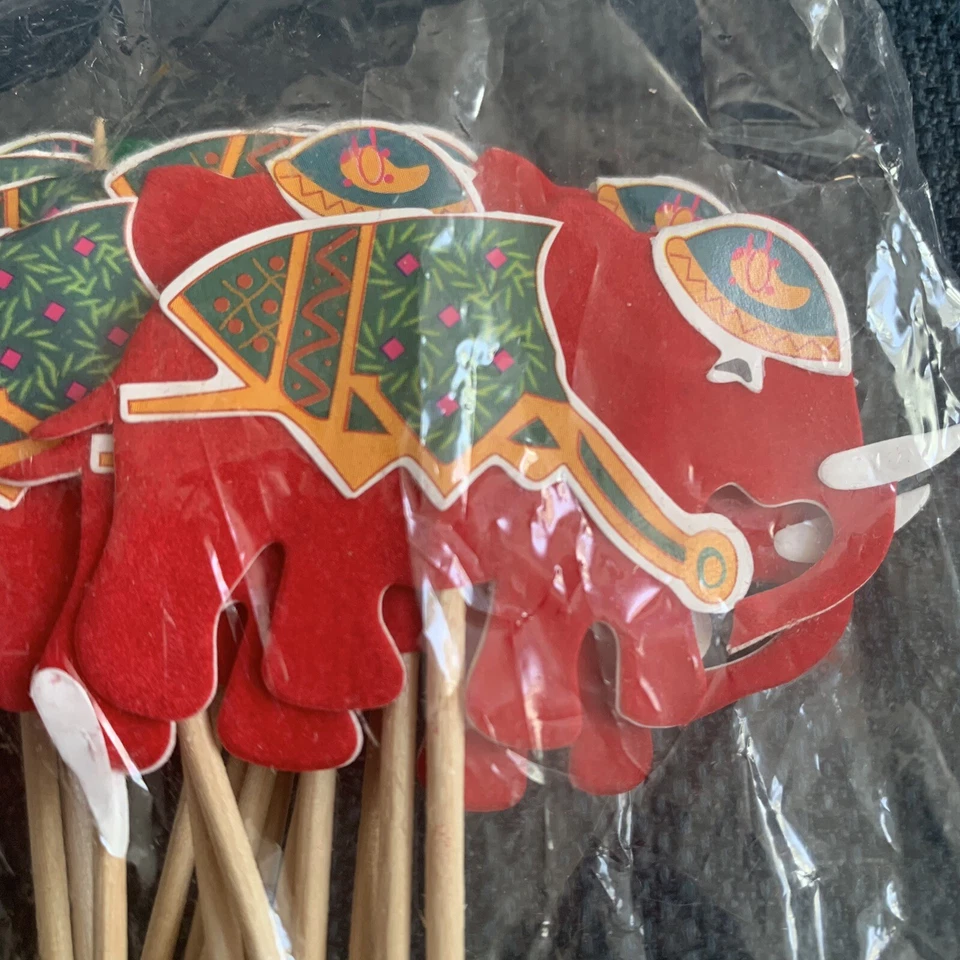 Pier 1 Imports Elephant Picks for Food/Drinks New Unopened - Image 4 of 4