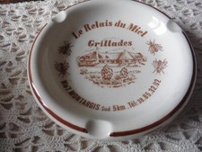 GIEN "ANCIEN CENDRIER PUBLICITAIRE MONTARGIS LE RELAIS DU MIEL"Nle 7