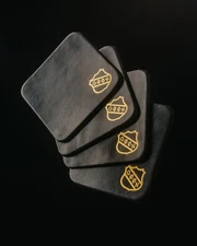 GOON Tape Leather Coasters (comes in pack of 4) Small Batch LIMITED EDITION