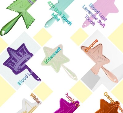 Jeffree Star Cosmetics Hand Mirrors 420, Chrome, Matte You Choose 100% Authentic