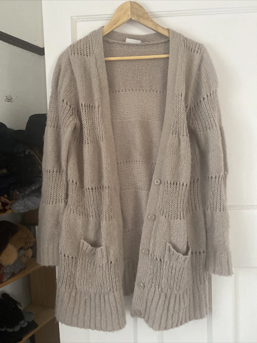 Holey cardigan top