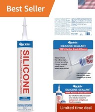 Heavy-Duty Marine Sealant - Clear 10.1 Oz - Ideal for Waterproofing  Bonding