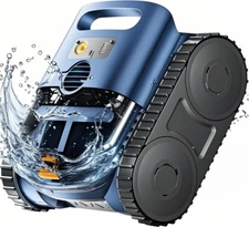 Cordless Robotic Pool Cleaner Pool Vacuum for Inground Pools Wall Climbing