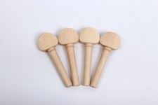 8 x violin pegs 4/4 size natural maple wood Fiddle pegs part Accessories