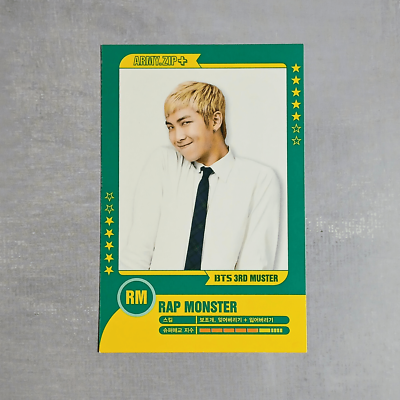 BTS 3rd Muster Seoul ARMY Zip+ Official Player Card Set - RM